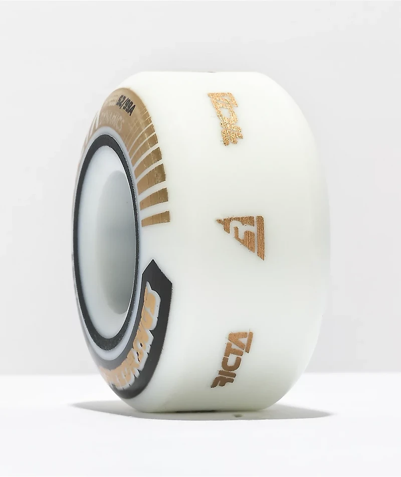 Ricta Speedrings Slim 52mm 99a White Skateboard Wheels