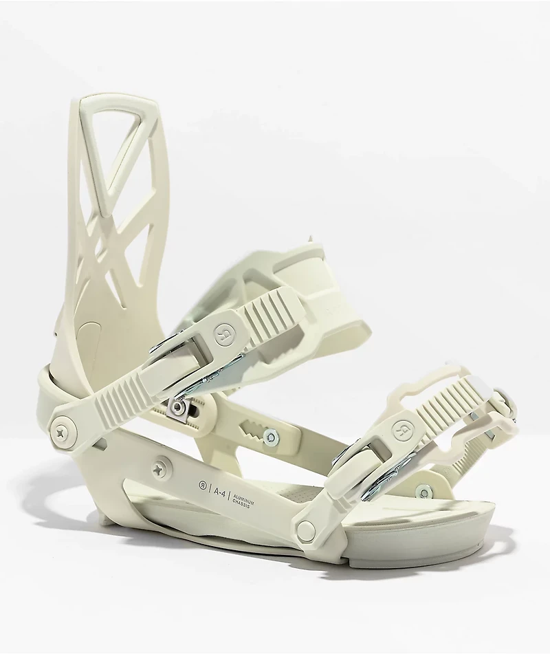 Ride A-4 Bone Snowboard Bindings