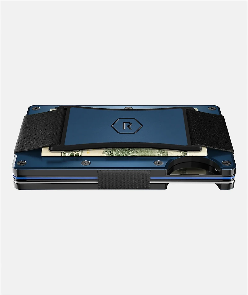 Ridge Alpine Navy Metal Cardholder Wallet