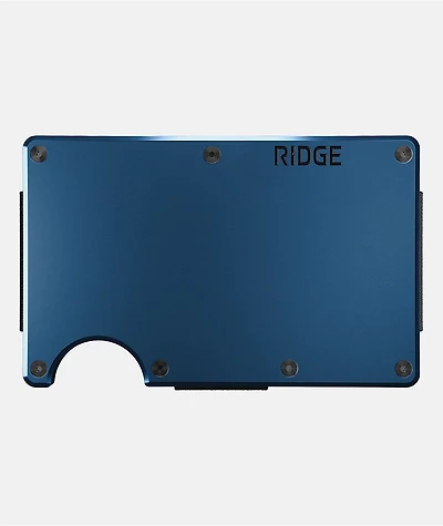 Ridge Alpine Navy Metal Cardholder Wallet