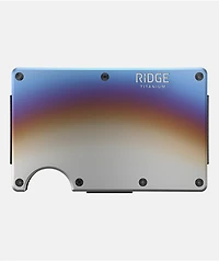 Ridge Burnt Metal Cardholder Wallet