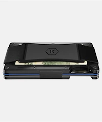 Ridge Royal Black Metal Cardholder Wallet