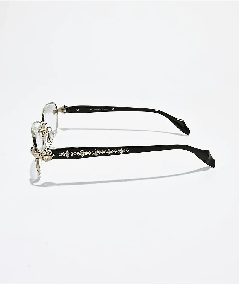 Rimless Embellished Glasses