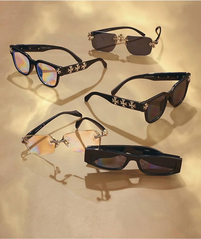 Rimless Embellished Glasses