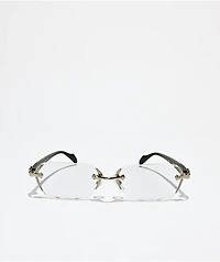 Rimless Embellished Glasses