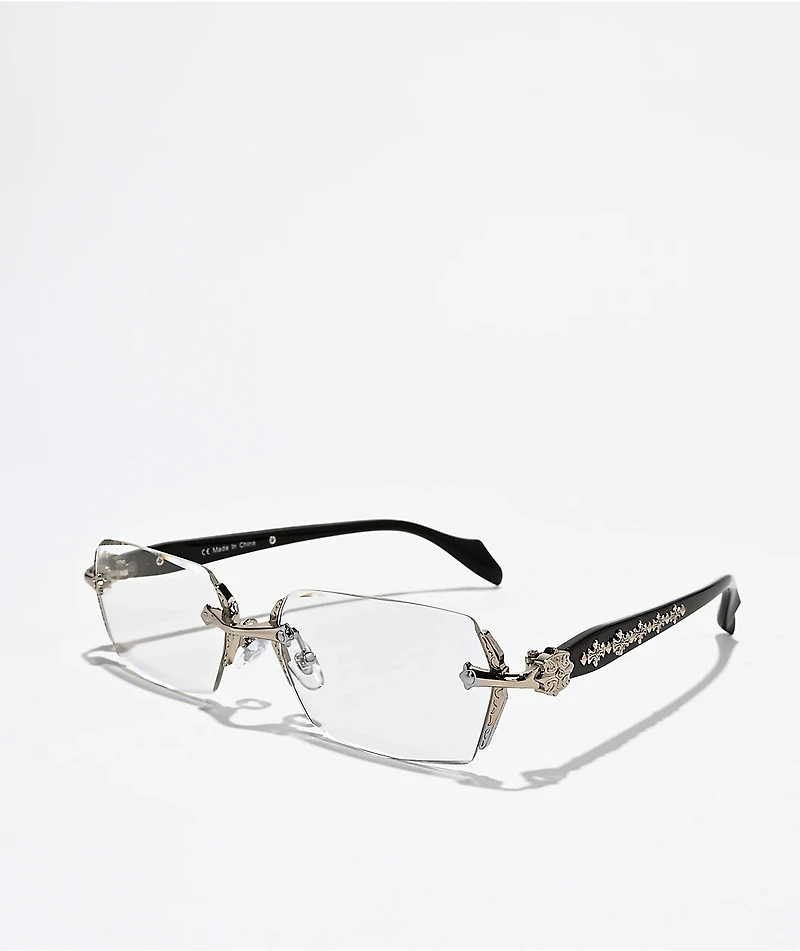 Rimless Embellished Glasses