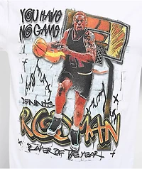 Rodman Apparel Art Of The Dribble White T-Shirt