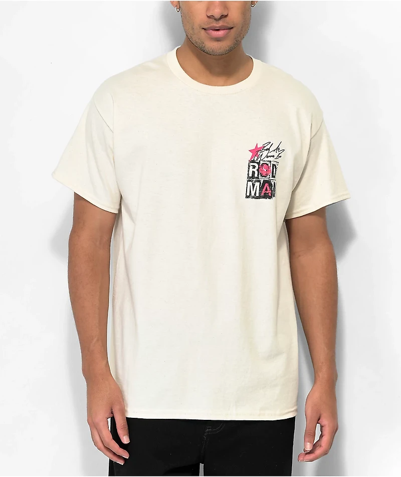 Rodman Apparel Bad As I Wanna Be Cream T-Shirt