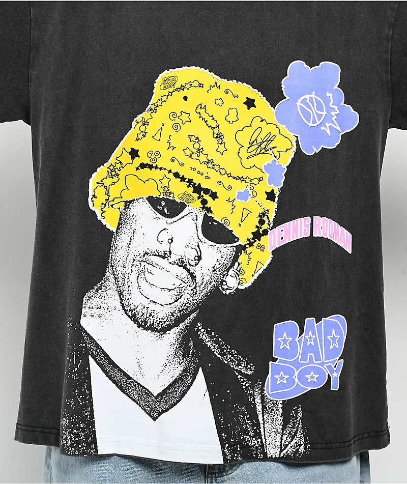 Rodman Apparel Bucket Hat Club Black Wash T-Shirt