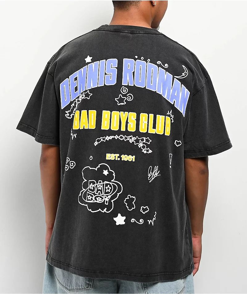 Rodman Apparel Bucket Hat Club Black Wash T-Shirt