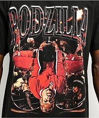 Rodman Apparel Flipped Bootleg Black T-Shirt