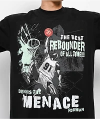Rodman Apparel Rebound Menace Black T-Shirt