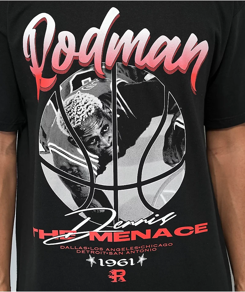 Rodman Apparel Rebound Ready Black T-Shirt