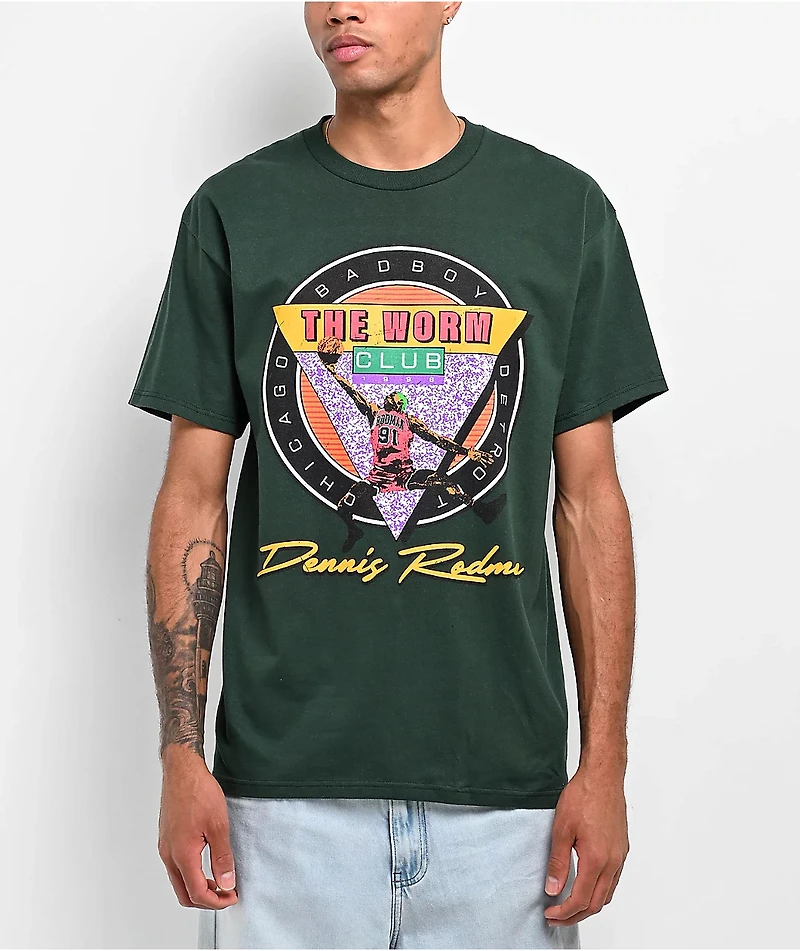 Rodman Apparel Bad Boy Badge Green T-Shirt