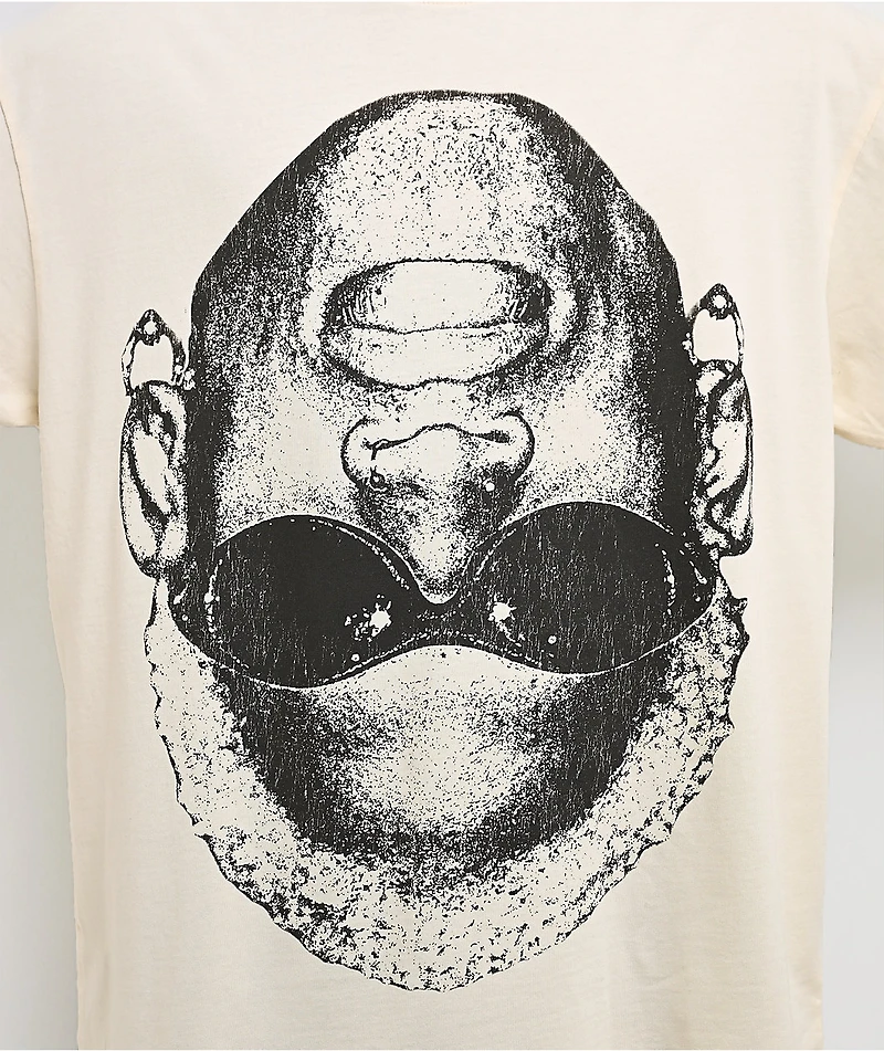 Rodman Apparel Upside Down Cream T-Shirt