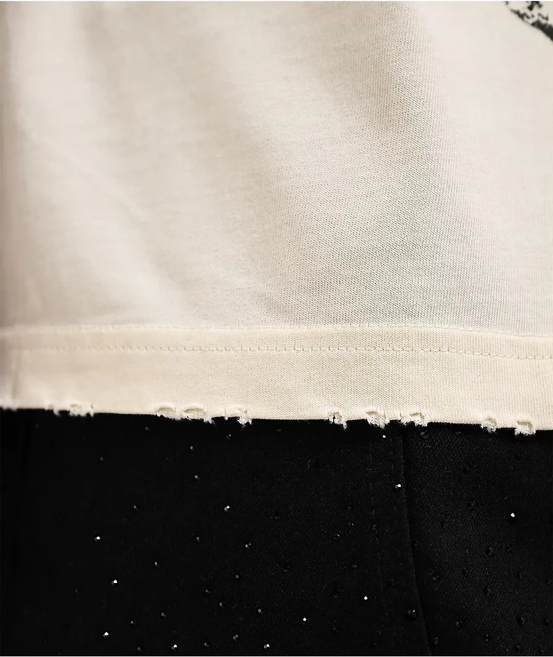 Rodman Apparel Upside Down Cream T-Shirt