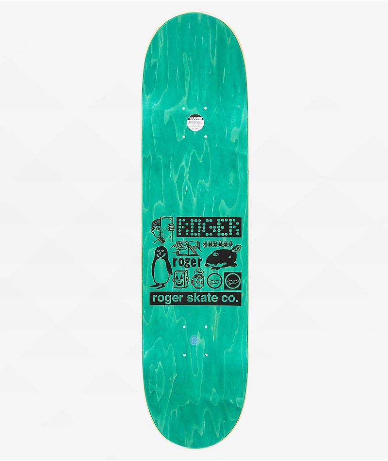 Roger Skate Co. Young Waterfall 8.0" Skateboard Deck