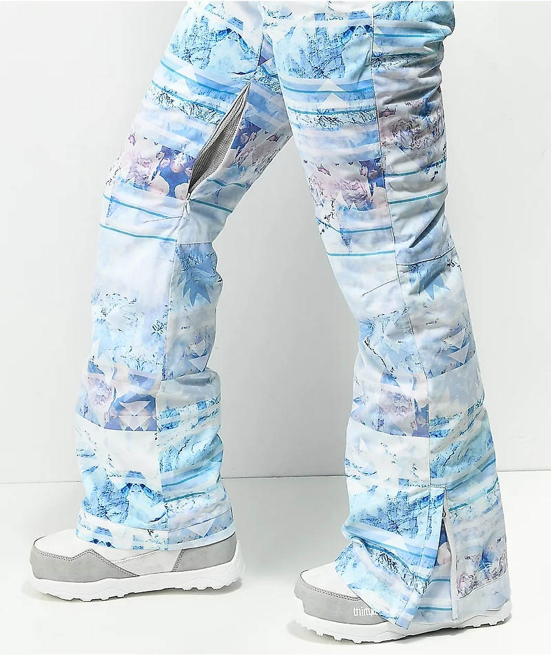 Rojo Snow Day Snowscape 15K Snowboard Bib Pants