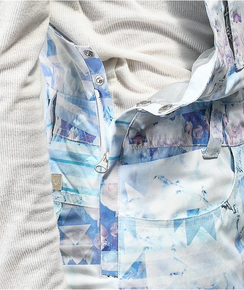 Rojo Snow Day Snowscape 15K Snowboard Bib Pants