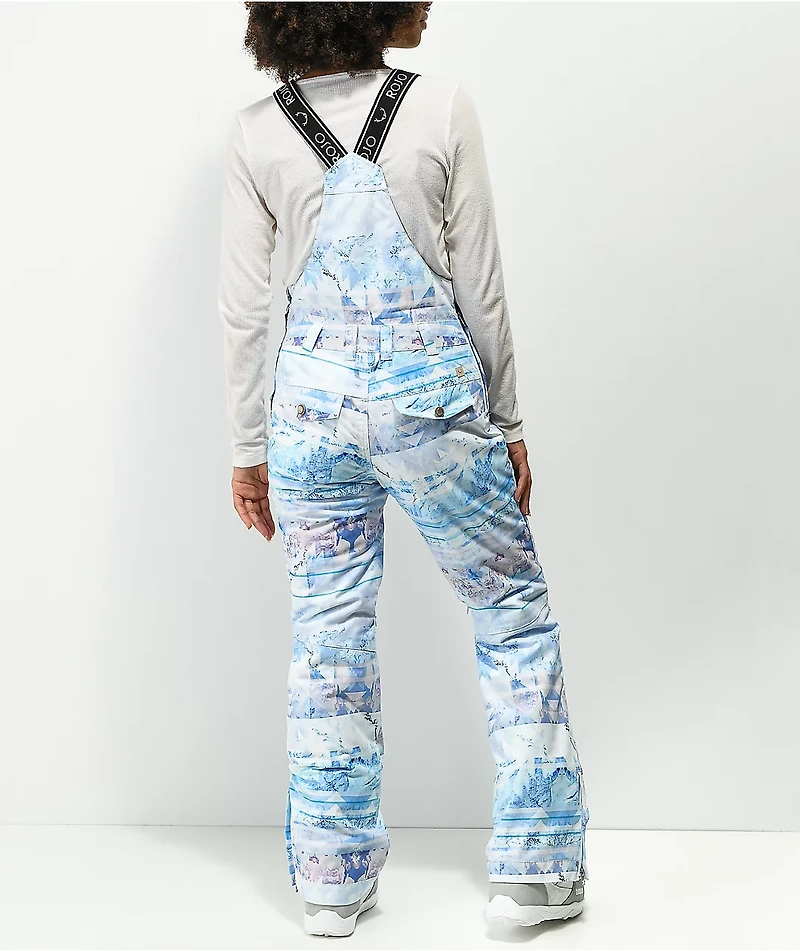 Rojo Snow Day Snowscape 15K Snowboard Bib Pants