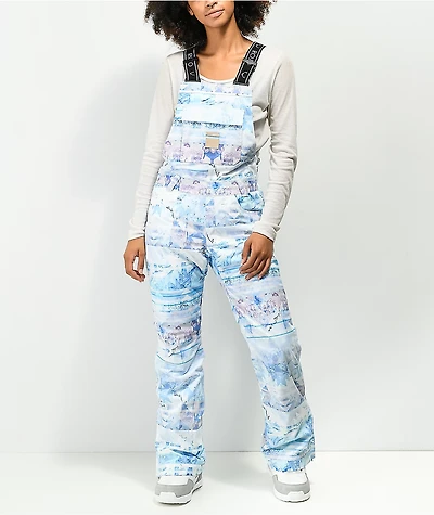 Rojo Snow Day Snowscape 15K Snowboard Bib Pants