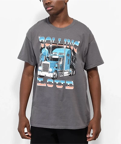 Rolling Loud Truckin Charcoal T-Shirt
