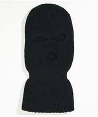 Rothco 3 Hole Fine Knit Black Balaclava