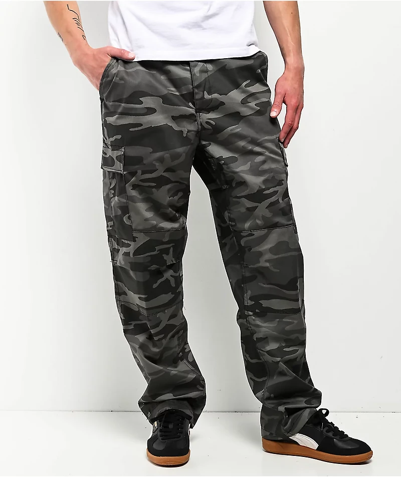 Rothco Black Camo Cargo Pants