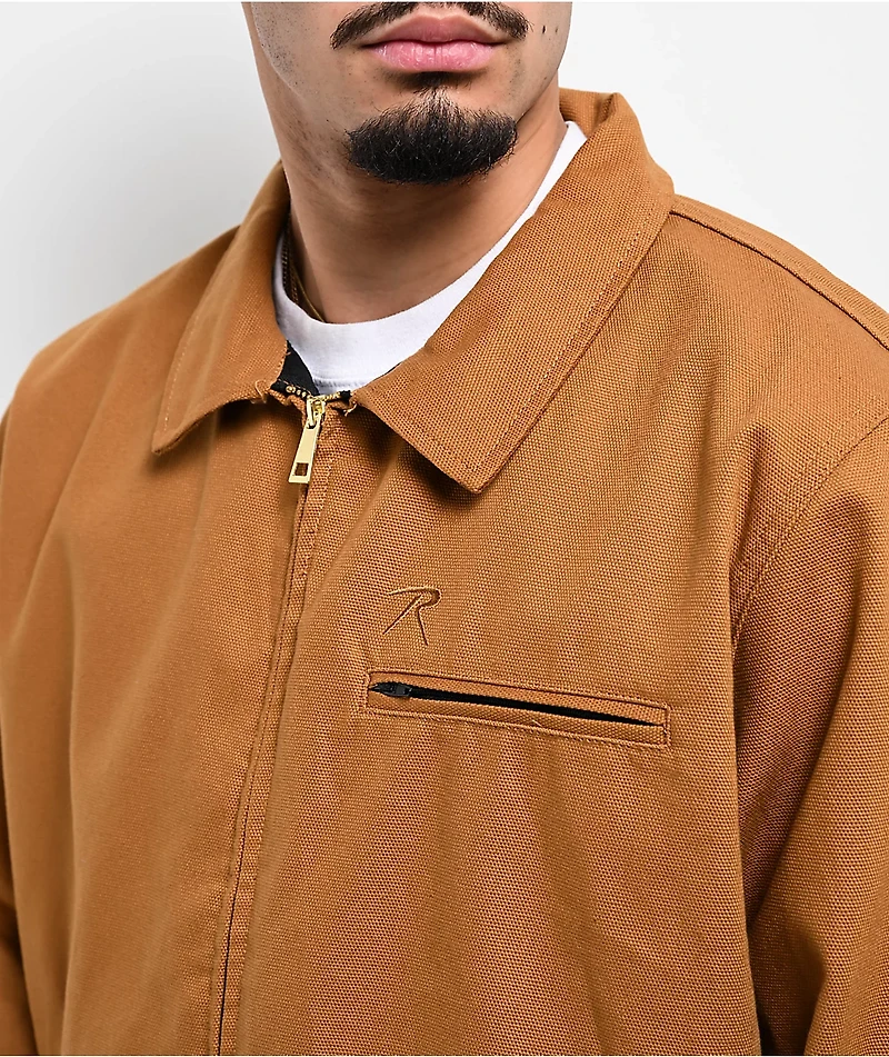 Rothco Brown Light Canvas Work Jacket