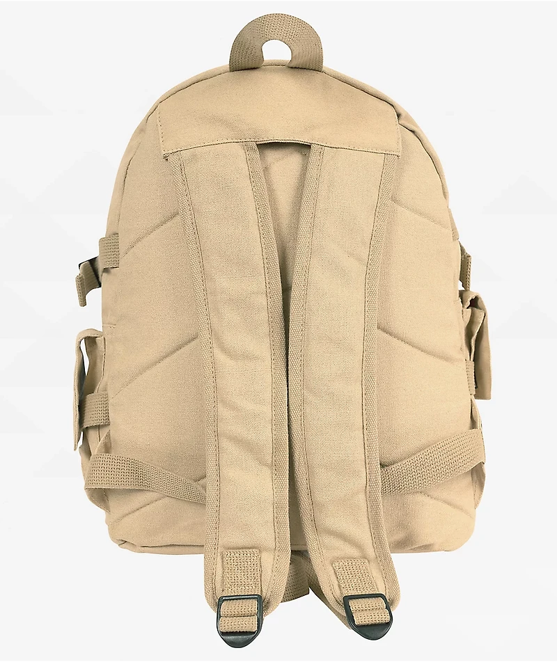 Rothco Deluxe Vintage Star Khaki Backpack