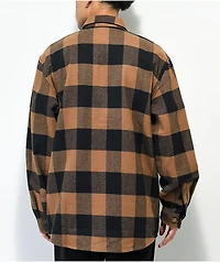 Rothco Heavy Brown Plaid Flannel Shirt