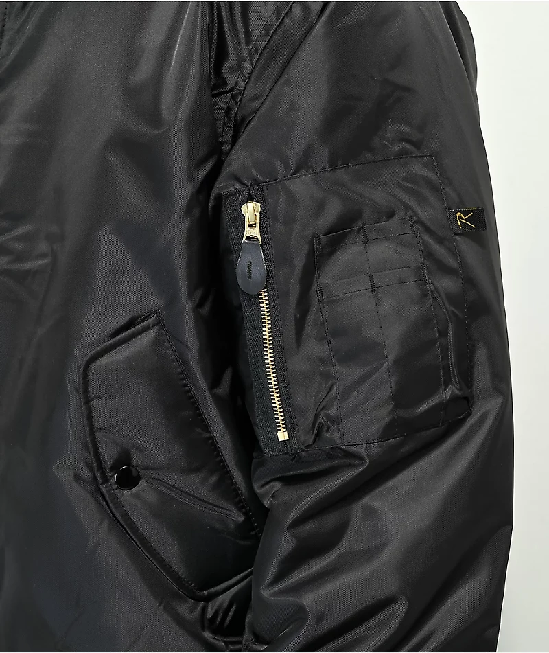 Rothco MA-1 Black Bomber Jacket