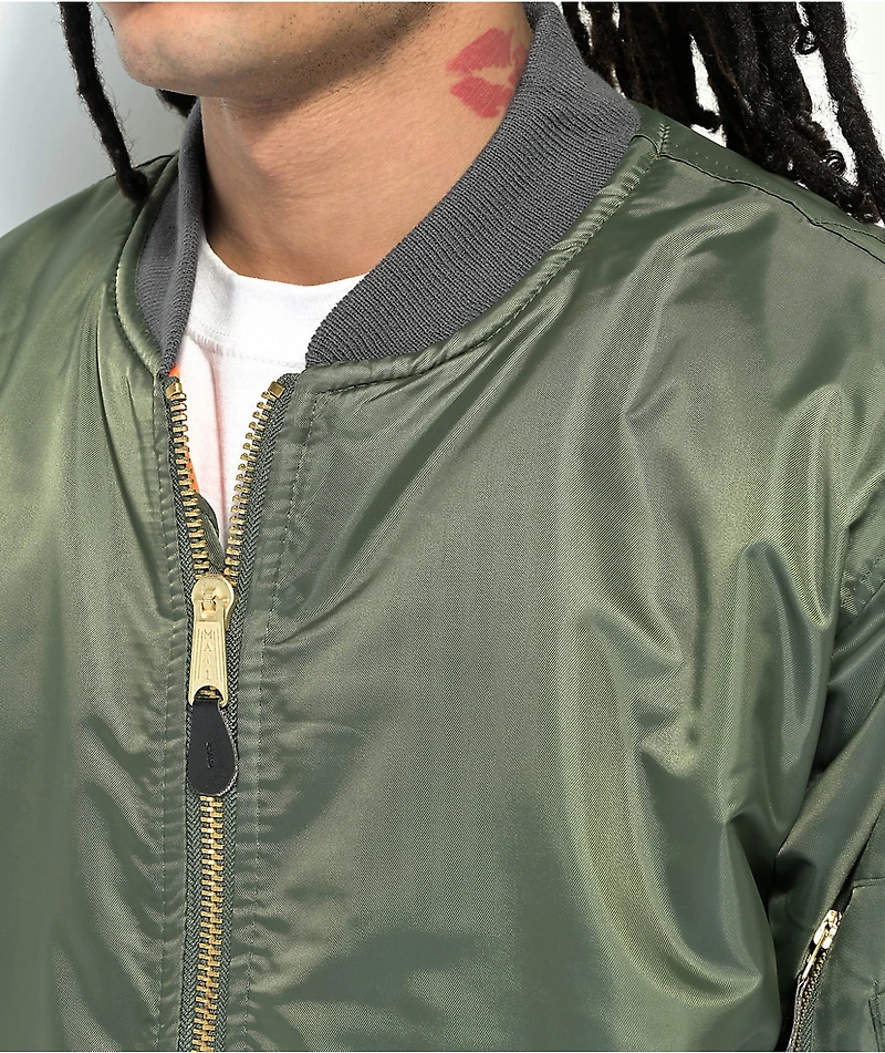 Rothco MA-1 Sage Green Bomber Jacket