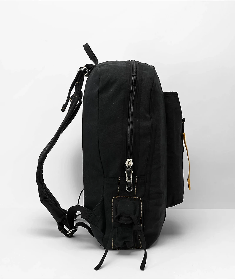 Rothco Vintage Black Canvas Backpack