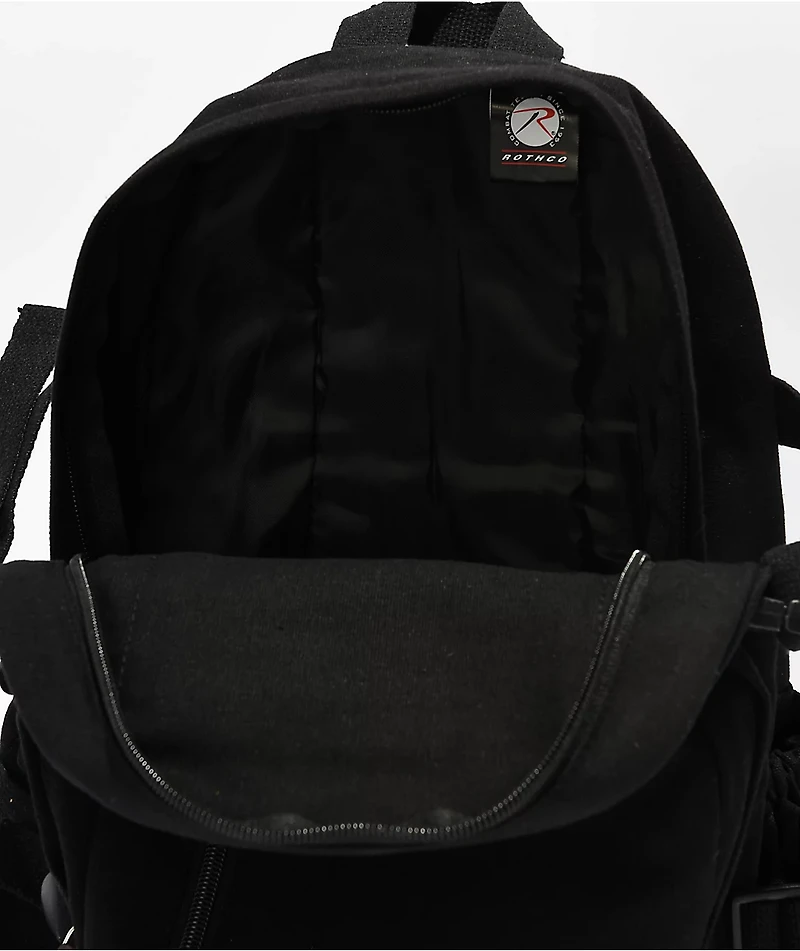 Rothco Vintage Black Compact Backpack