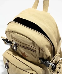 Rothco Vintage Canvas Compact Khaki Backpack
