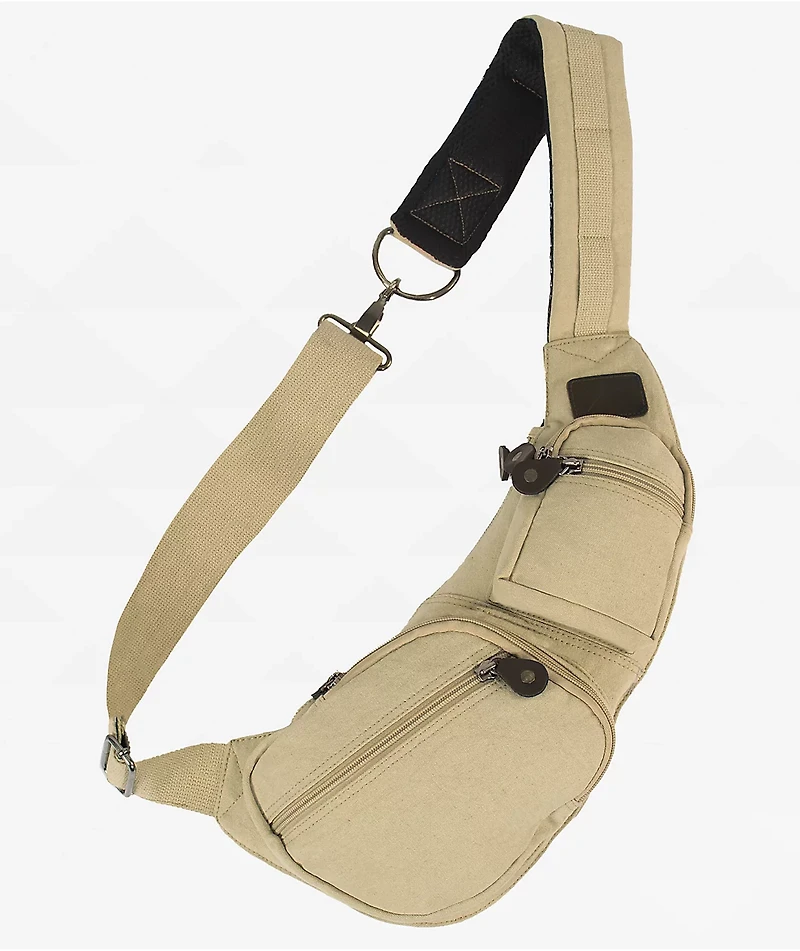 Rothco Vintage Khaki Crossbody Bag