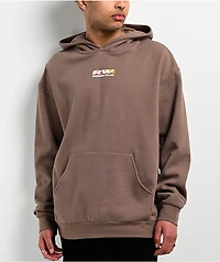 Rough World Drift Brown Hoodie