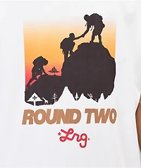 Round Two x LRG Hiking White T-Shirt