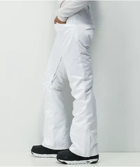 Roxy Backyard White 10K Snowboard Pants