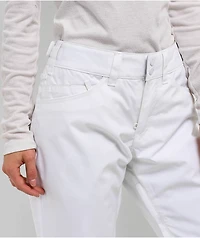 Roxy Backyard White 10K Snowboard Pants