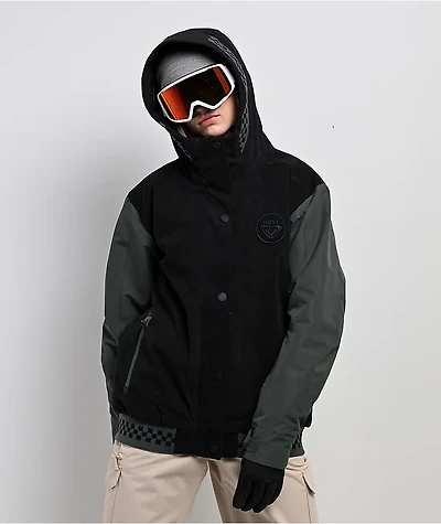 Roxy Cheer Up Black Combo 10K Snowboard Jacket