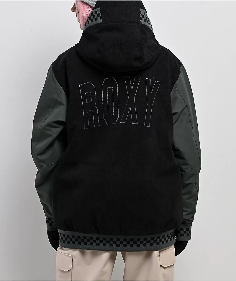 Roxy Cheer Up Black Combo 10K Snowboard Jacket