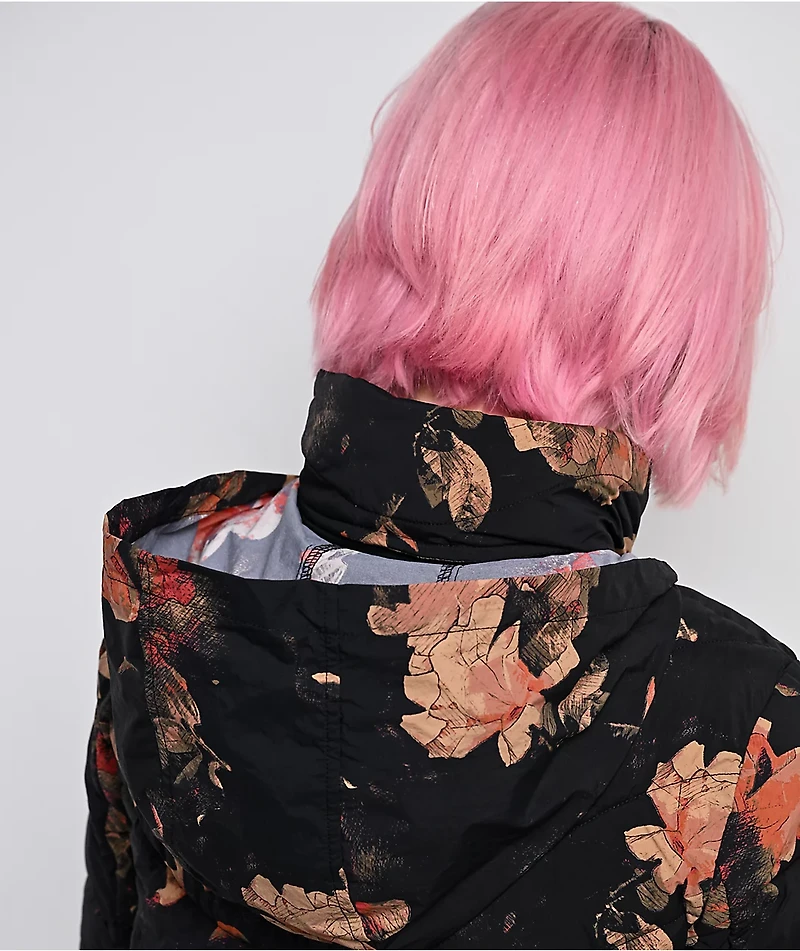 Roxy Christal Rose Garden Puffer Jacket