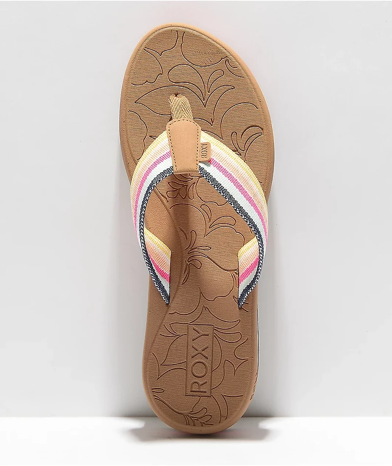 Roxy Colbee Hi Tan & Multi Sandals