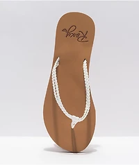 Roxy Costas White Sandals