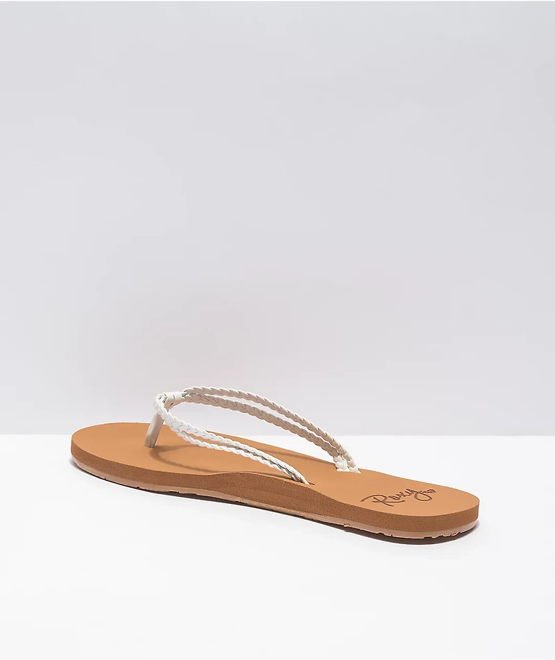 Roxy Costas White Sandals
