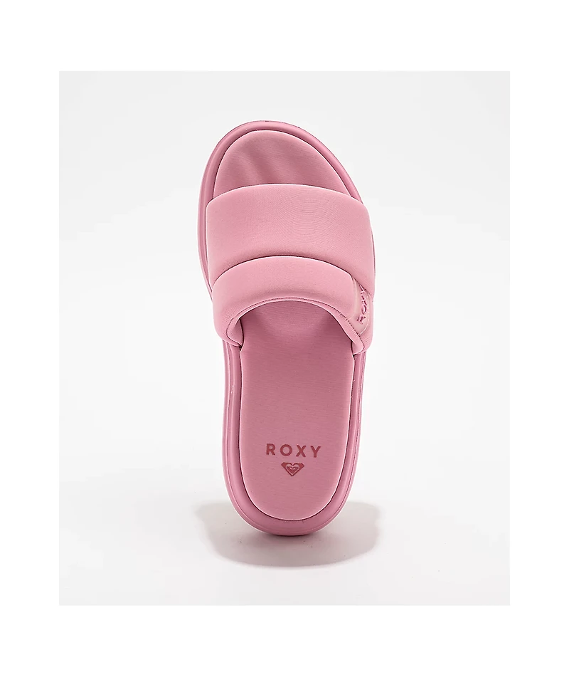 Roxy Gelato Lux Orchid Smoke Platform Slide Sandals