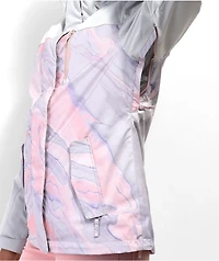 Roxy Jetty Colorblock Pink & Grey 10K Snowboard Jacket