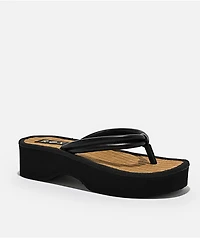Roxy Ryana 26' Black Platform Sandals
